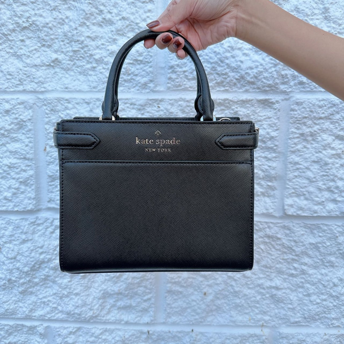 Kate Spade WKRU7097 staci small satchel in black Kate Spade WKRU7097 staci small satchel in black
